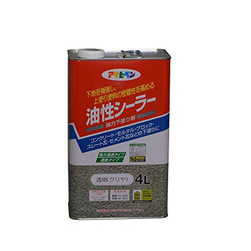 アサヒペン 油性シーラー 4L (ペンキ・ラッカー) 価格比較 - 価格.com